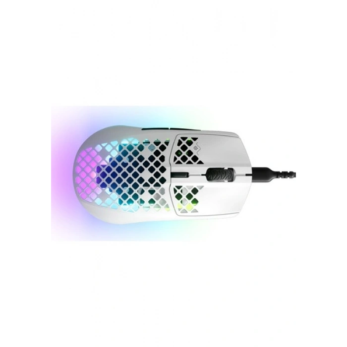SteelSeries Aerox 3 Snow Kablolu Gaming Mouse