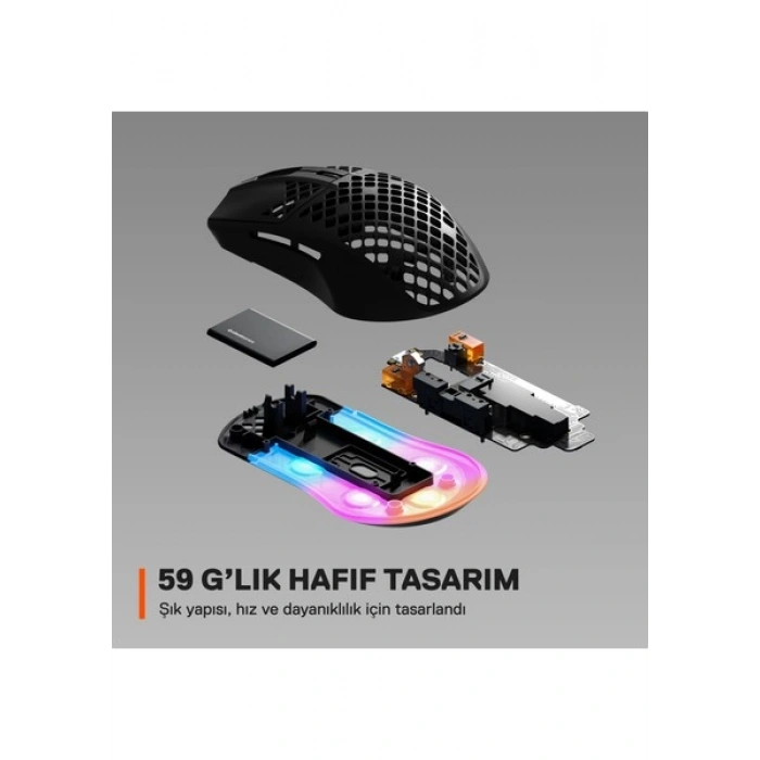 Steelseries Aerox 3 Ultra Hafif Gaming Mouse