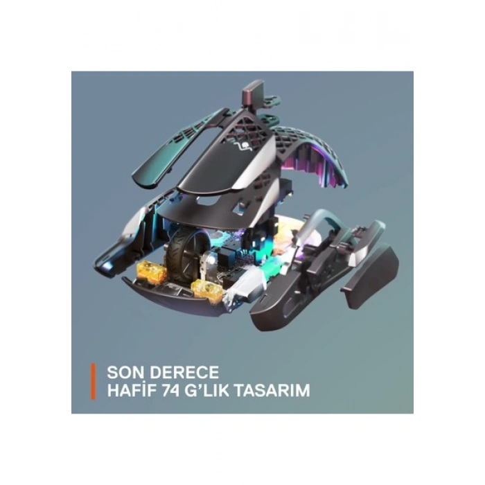Steelseries Aerox 5 Kablosuz Gaming Mouse 18000 DPI Oyun İçin Tasarlanmış
