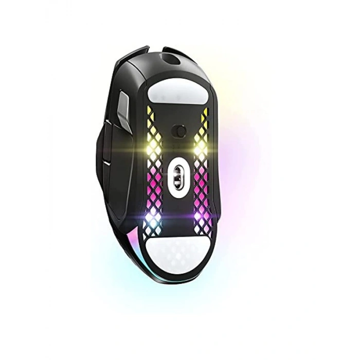 SteelSeries Aerox 5 Wireless Gaming Mouse - 74 Gram, 9 Tuşlu - Bluetooth/2,4 GHz – IP54 Suya ve Toza Dayanıklı - PC/MAC - Siyah