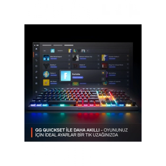Steelseries Apex Pro Gen 3 Omnipoint 3.0 Hipermanyetik Switch Rgb Mekanik Oyuncu Klavyesi (Uk