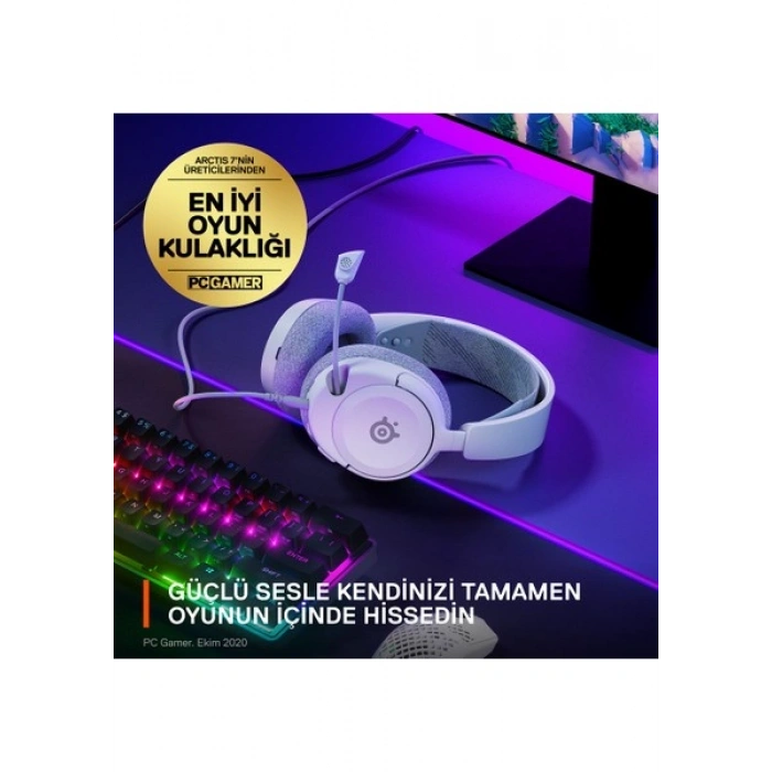 Steelseries Arctis Nova 1 Multi-System Oyun Kulaklığı - Beyaz