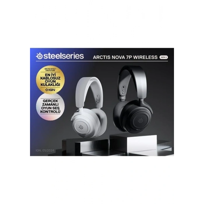 Steelseries Arctis Nova 7p Gen2 Kablosuz Beyaz Gaming Kulaklık