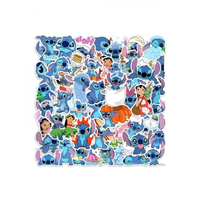 Stitch Seri 2 Defter Suluk Laptop Notebook Tablet Telefon Kılıf Sticker Seti