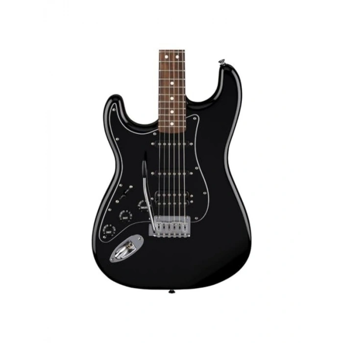 Stratocaster Elektro Gitar, Siyah Renk, Yüksek Performans