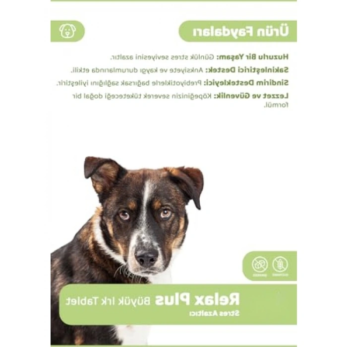 Stres Azaltıcı Premium Köpek Tableti (60 Adet)