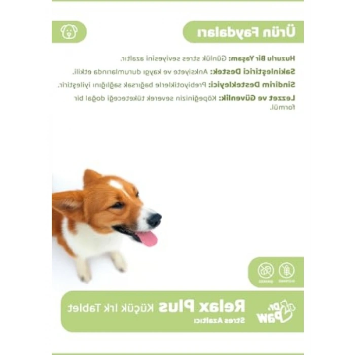 Stres Azaltıcı Premium Köpek Tableti, 60 adet