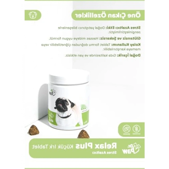 Stres Azaltıcı Premium Köpek Tableti, 60 adet
