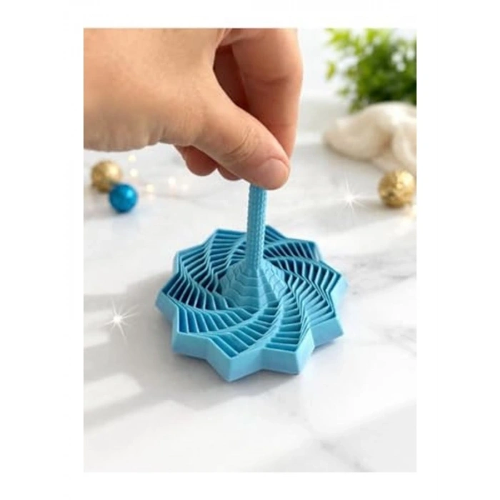 Stres Çarklı Fidget Oyuncak, Rahatlatıcı İllüzyonlu Tasarım