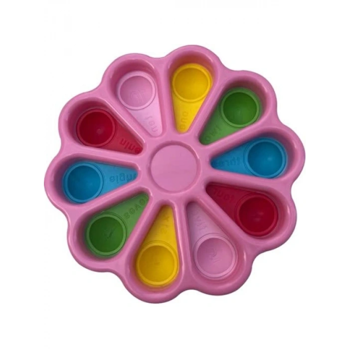 Stres Giderici Popit Öğrenme Oyuncakları (Sarı)