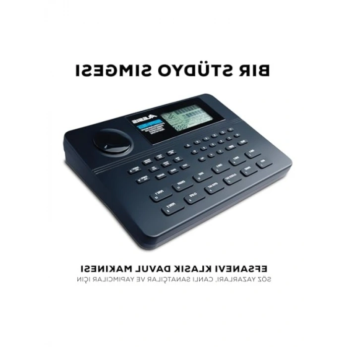 Stüdyo Kalitesinde Davul Makinesi, 200+ Ses, Siyah