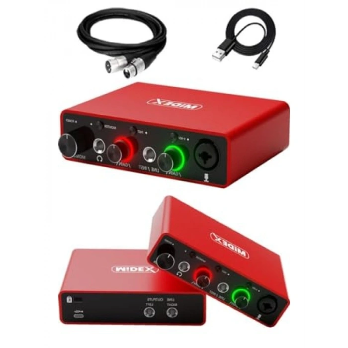 Stüdyo Ses Kartlı Kondansatör Mikrofon Seti