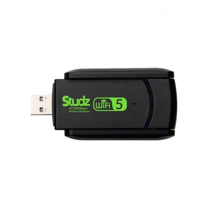 Studz Dual Band USB 3.0 Adaptör Kablosuz Wifi Alıcı AC1300 Wireless Adaptör