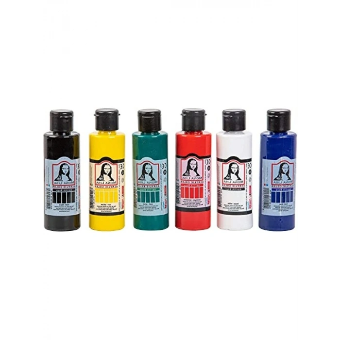 Su Bazlı Akrilik Boya Seti 6 Renk x 70 ml
