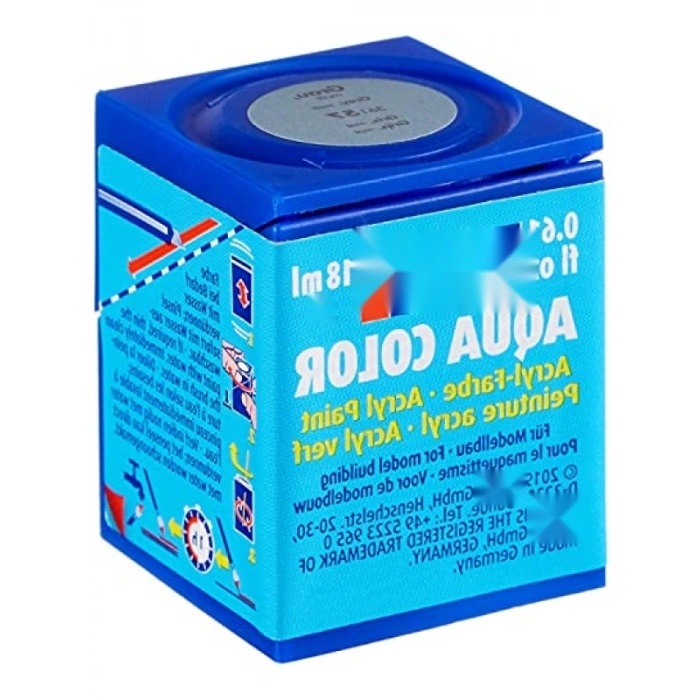 Su Bazlı Gri Mat Maket Boyası - 18 ml