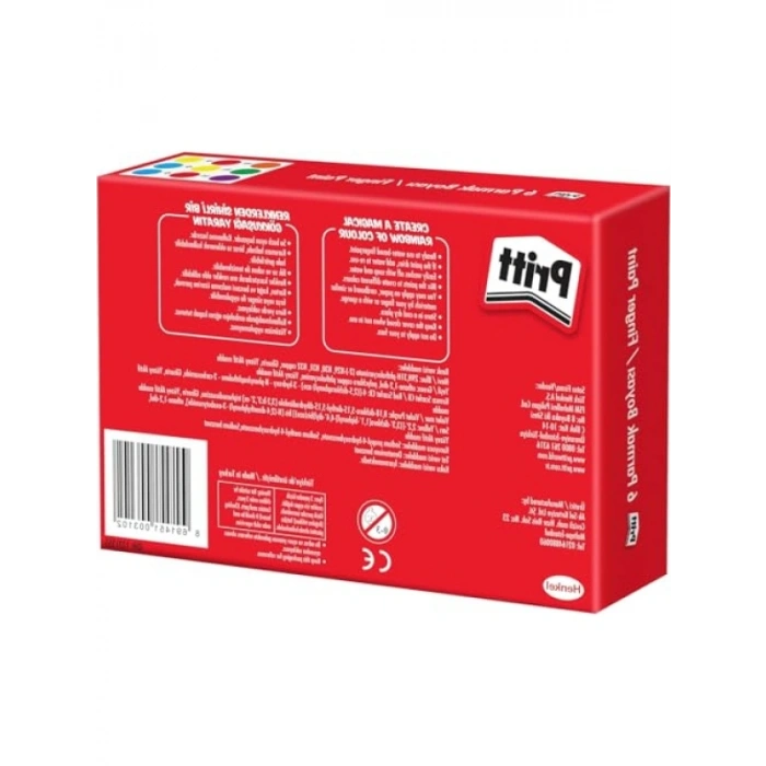 Su Bazlı Kolay Silinebilir Parmak Boyası Seti, 6 Renk (6 x 30ml)