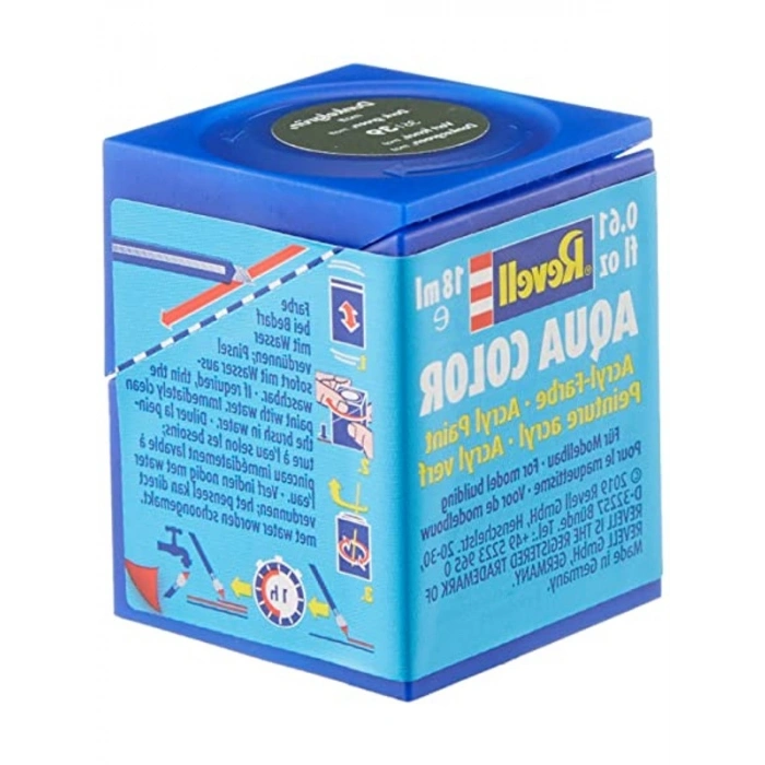 Su Bazlı Koyu Yeşil Mat Maket Boyası, 18 ml
