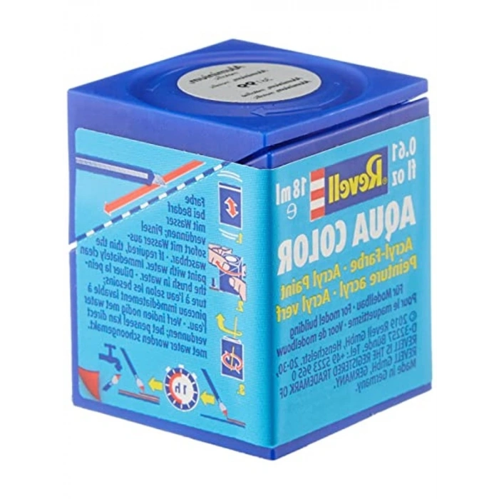 - Su Bazlı Maket Boyası Aluminyum Metalik 18 Ml