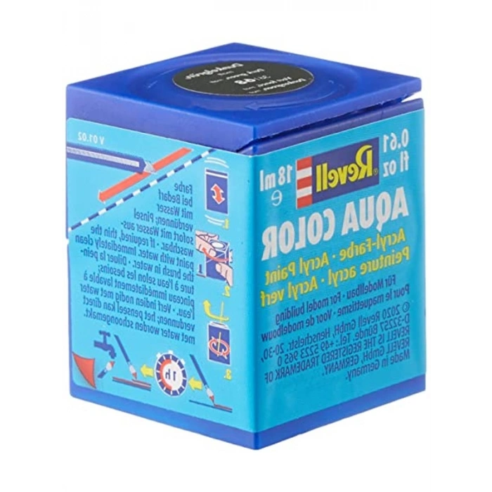 Su Bazlı Maket Boyası, Koyu Yeşil Renk, 18 Ml