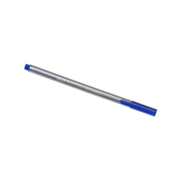 Su Bazlı Mürekkep ile Mavi 0.3 mm Uçlu Keçeli Kalem
