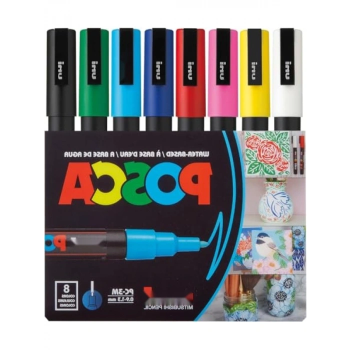 Su Bazlı Poster Markörü - 0.9 - 1.3 mm Kalınlık