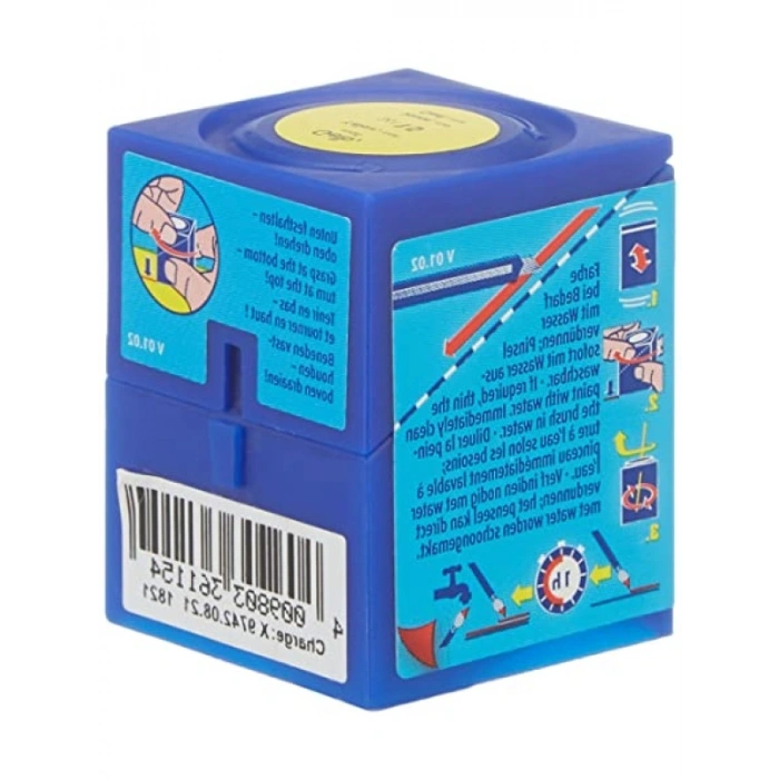 Su Bazlı Sarı Mat Maket Boyası - 18 ml