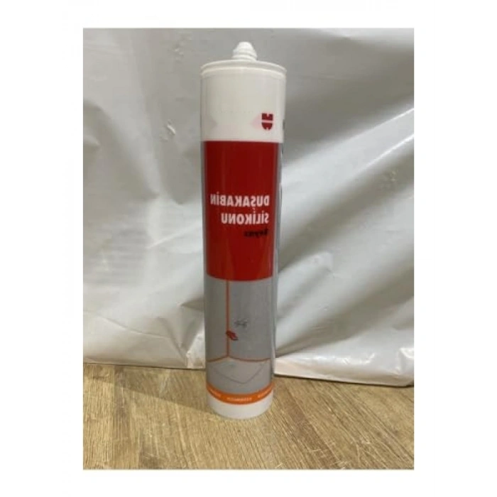 Su Dayanıklı Beyaz Silikon Duşakabin Macunu