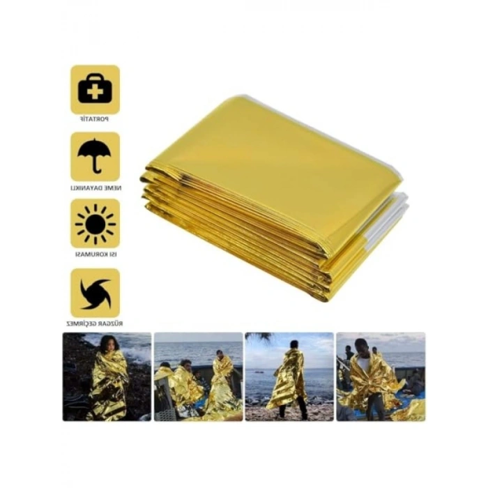 Su Geçirmez Acil Durum İlk Yardım Battaniyesi