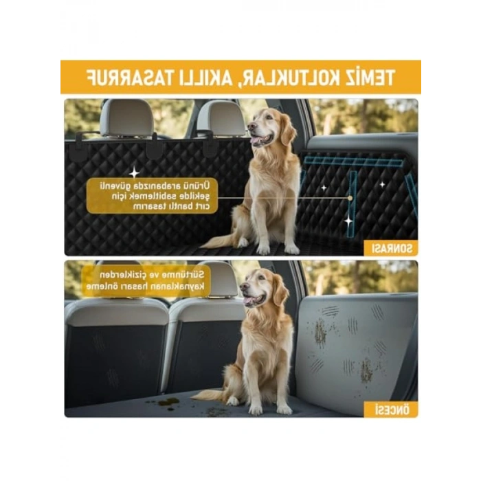 Su Geçirmez Araç Bagaj Örtüsü - Evcil Hayvan Koruma Kılıfı