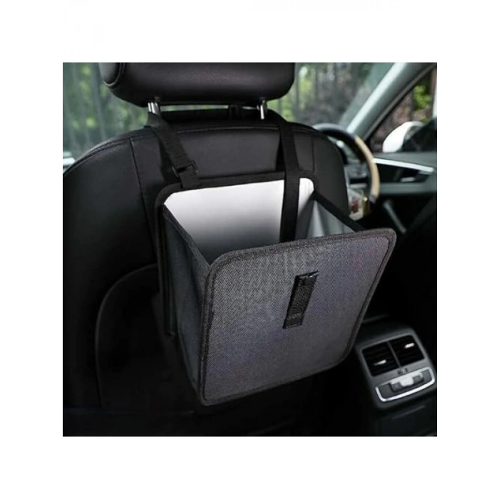 Su Geçirmez Araç Çöp Kutusu - Katlanabilir Tasarım