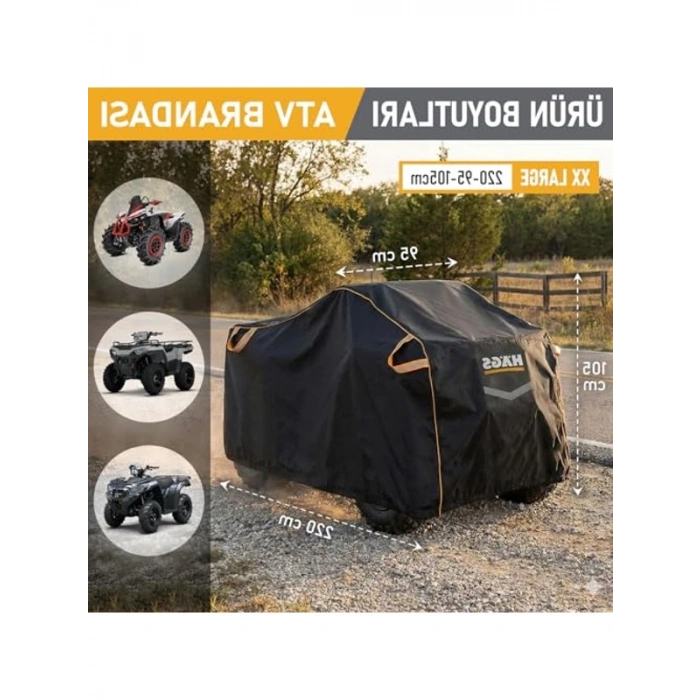 Su Geçirmez ATV Koruma Kılıfı, Dış Mekan Ağır Hizmet Tipi