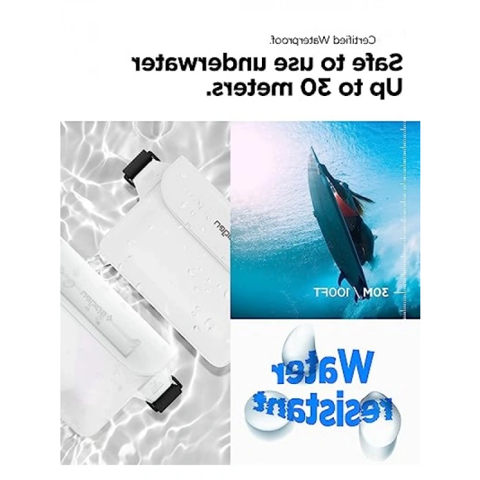 Su Geçirmez Bel Çantası (2 Adet) - IPX8 Sertifikalı