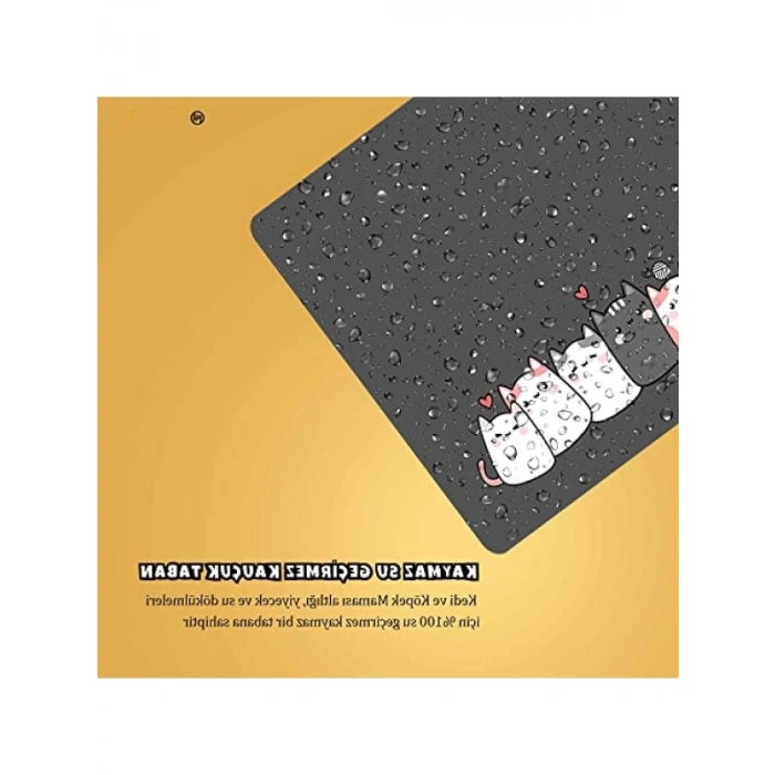 Su Geçirmez Evcil Hayvan Beslenme Paspası - 40x60 cm