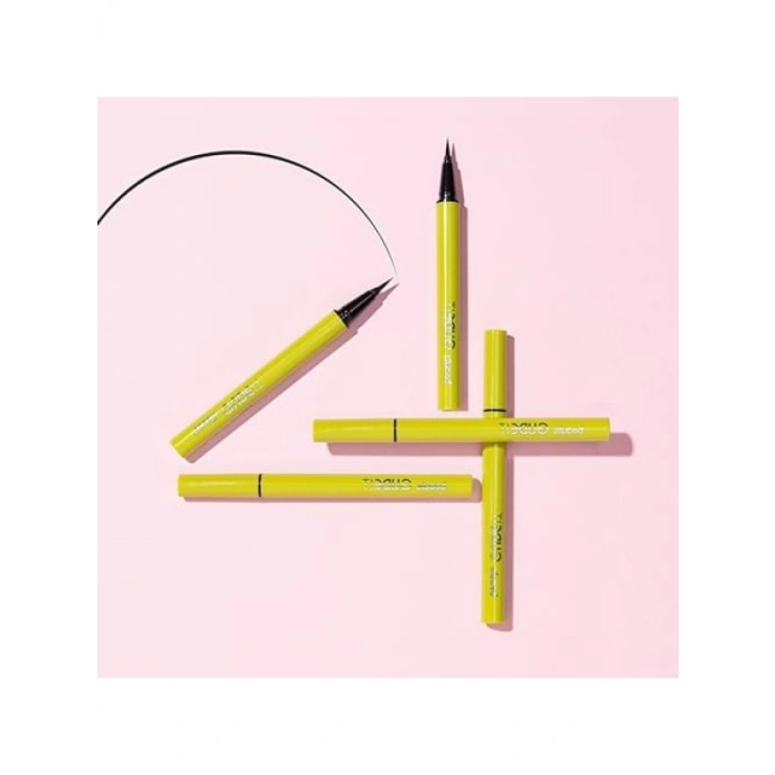 Su Geçirmez İnce Uçlu Eyeliner, Parlak Siyah