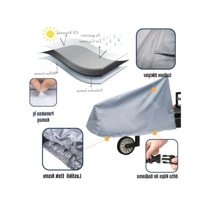 Su Geçirmez Karavan Çekme Kancası Koruyucu Örtü