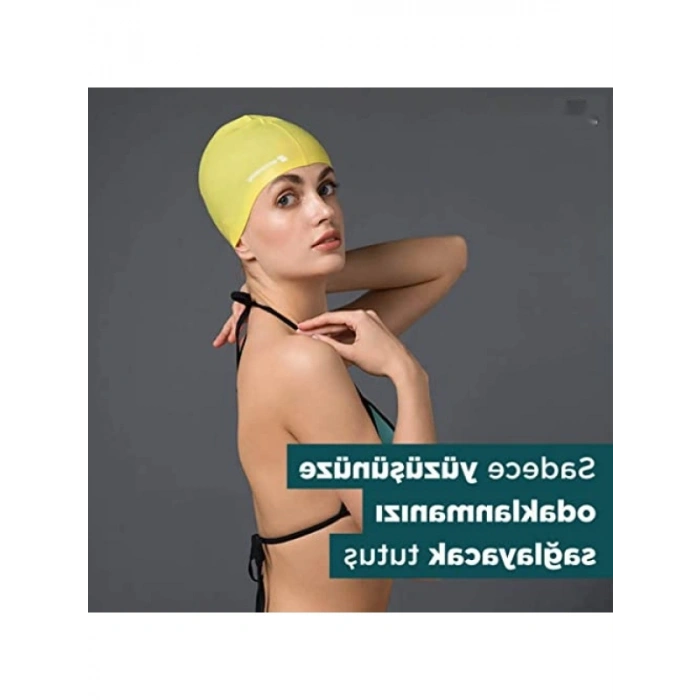 Su Geçirmez Silikon Yüzücü Bonesi - Unisex