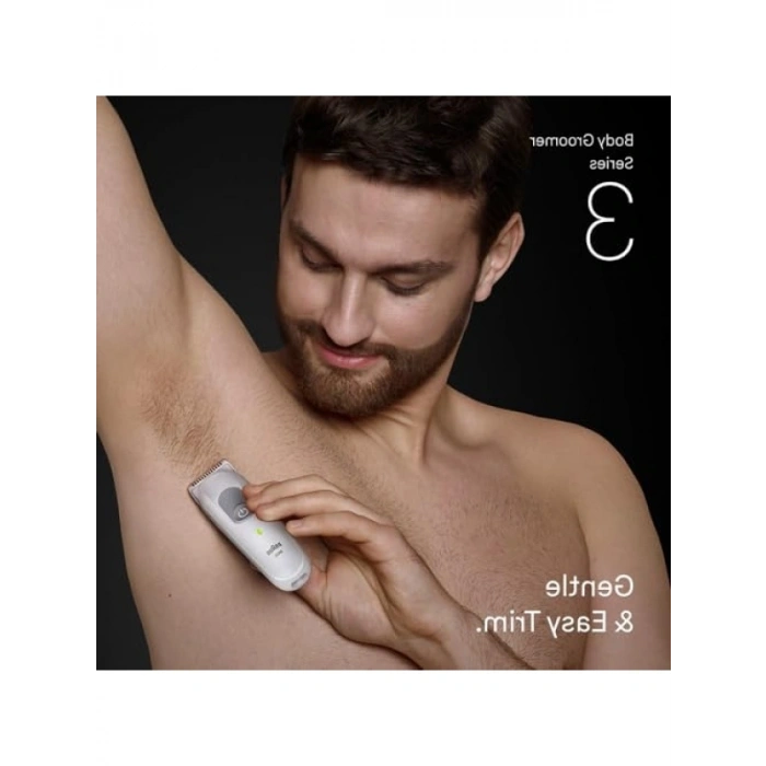 Su Geçirmez Vücut Tıraş Makinesi - 3 Aksesuar ile