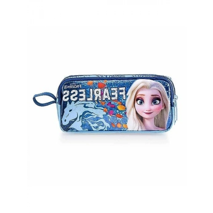 Su İtici Polyester Kalem Çantası - Çift Gözlü Tasarım