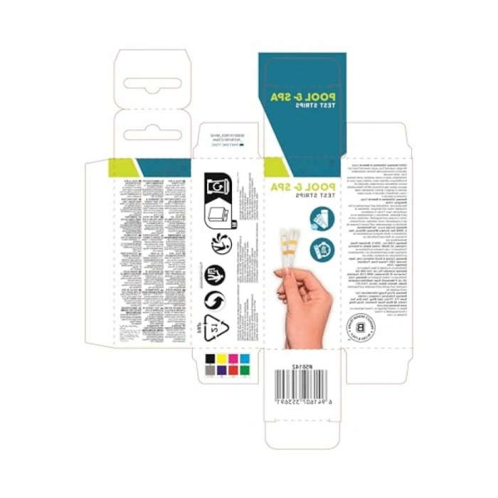 Su Kalitesini Kontrol İçin 3ü 1 Arada Test Şeritleri - 50 Adet
