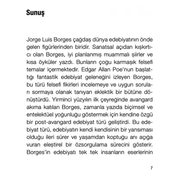 Şu Şiir İşçiliği - Jorge Luis Borges