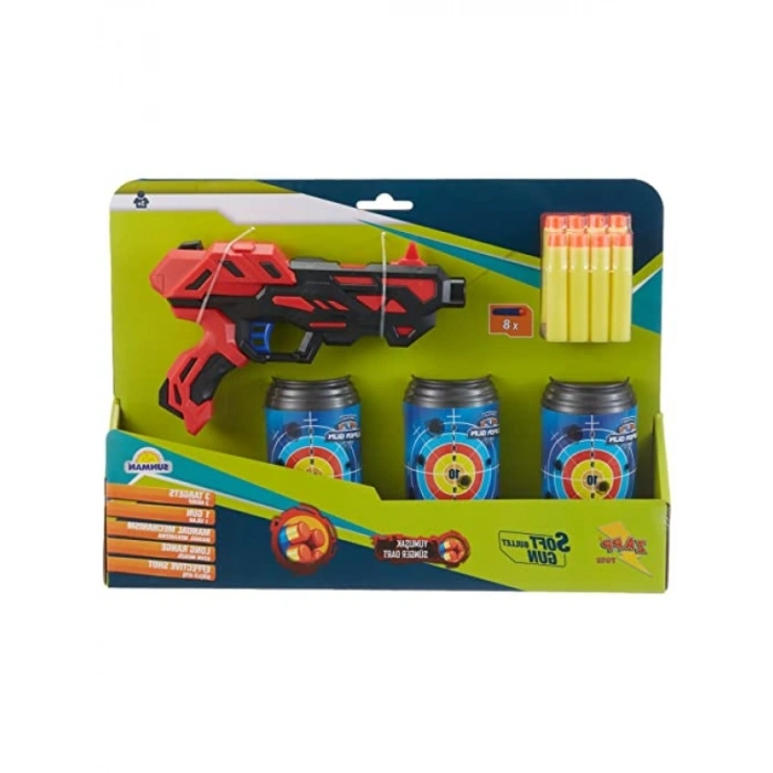 Sünger Atan Silah Seti - 8 Mermi ve 3 Hedef