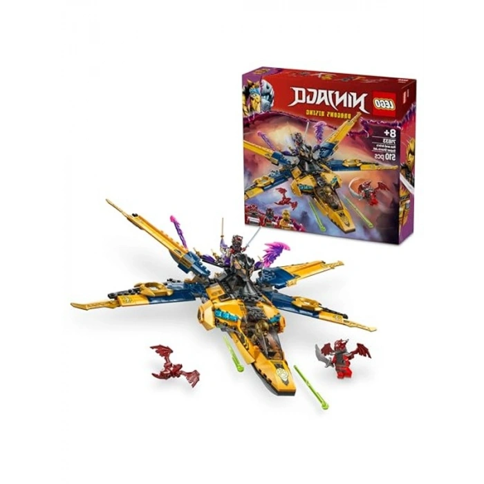 Süper Fırtına Jeti Seti: 510 Parça, 3 Ninja Minifigür ile Yaratıcı Oyun Deneyimi