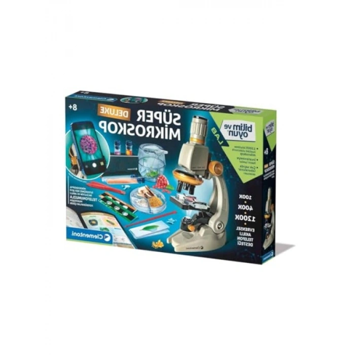 Süper Mikroskop Delüks - Bilim ve Oyun Seti