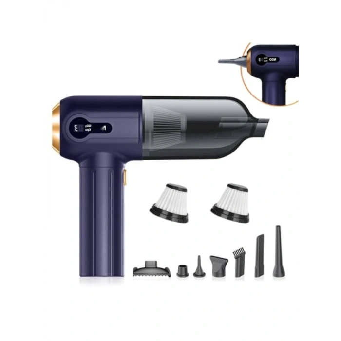 Süper Şarjlı Çok Fonksiyonlu Araç Süpürgesi