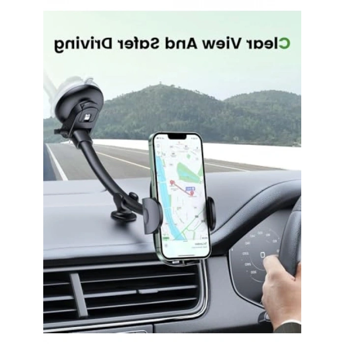 Süper Vakum Araç Telefon Tutucu - Uzun ve Esnek Yapı