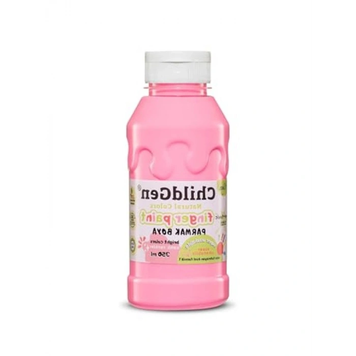 Süper Yıkanabilir Parmak Boya, 350ml Pembe Renk ile
