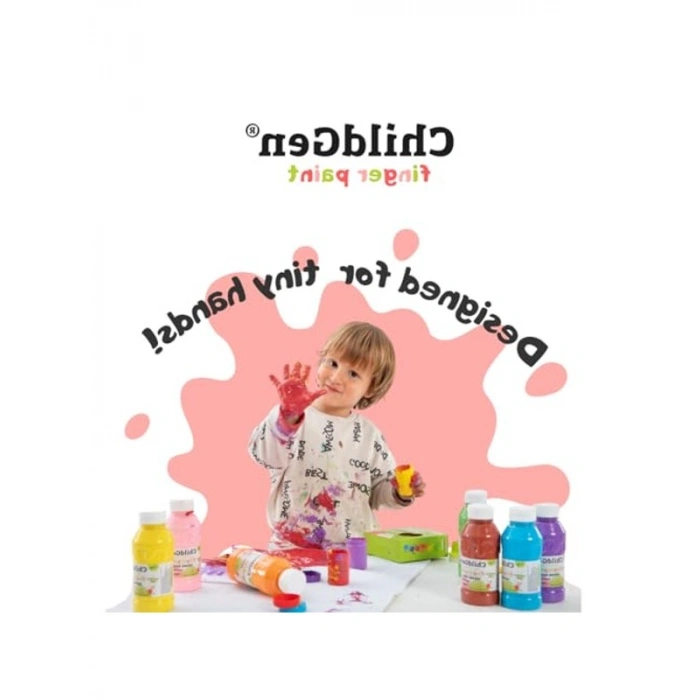 Süper Yıkanabilir Parmak Boya Seti, 350 ml x 3 Renk ile Yaratıcı Oyun