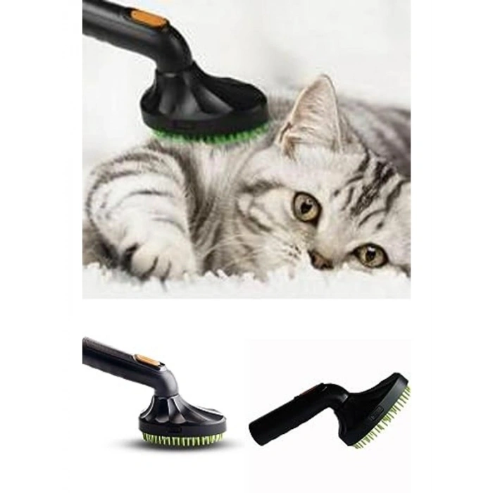 -Süpürgeye Takılabilir Ergonomik Kedi Köpek Tüy Tarama Fırçası