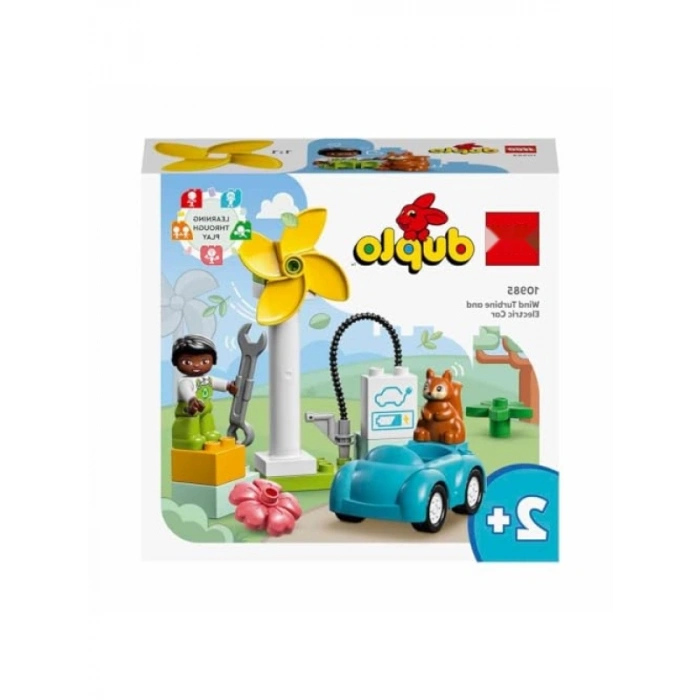 Sürdürülebilir Rüzgar Türbini ve Elektrikli Araba Yapım Seti, 2 Yaş ve Üzeri