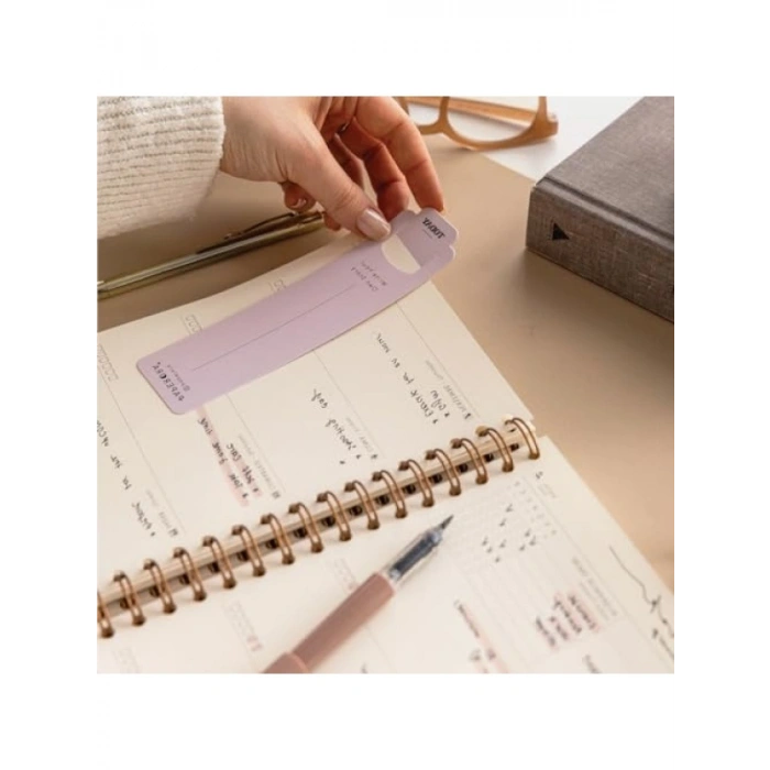 Süresiz A5 Spiralli Planlayıcı Ajanda - Keten Kapak